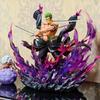 One Piece 30см Они Гири Санториу Зоро Фигурки Аниме GK Изысканная ПВХ Статуя Коллекционная Модель Игрушка Декор для Рабочего Стола Подарок Мальчику