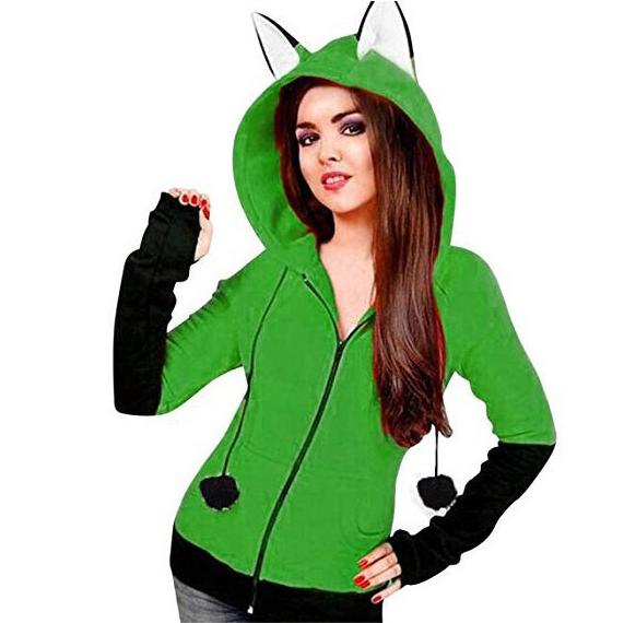 Для женщин толстовка косплэй лиса аниме пуловер костюм толстовки с животными для взрослых комбинезон унисекс нарядное платье