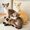 1 шт., имитация кошки, игрушка Peluches, мягкая игрушка для питомца, куклы-кошки, плюшевые игрушки для детей, украшение на день рождения