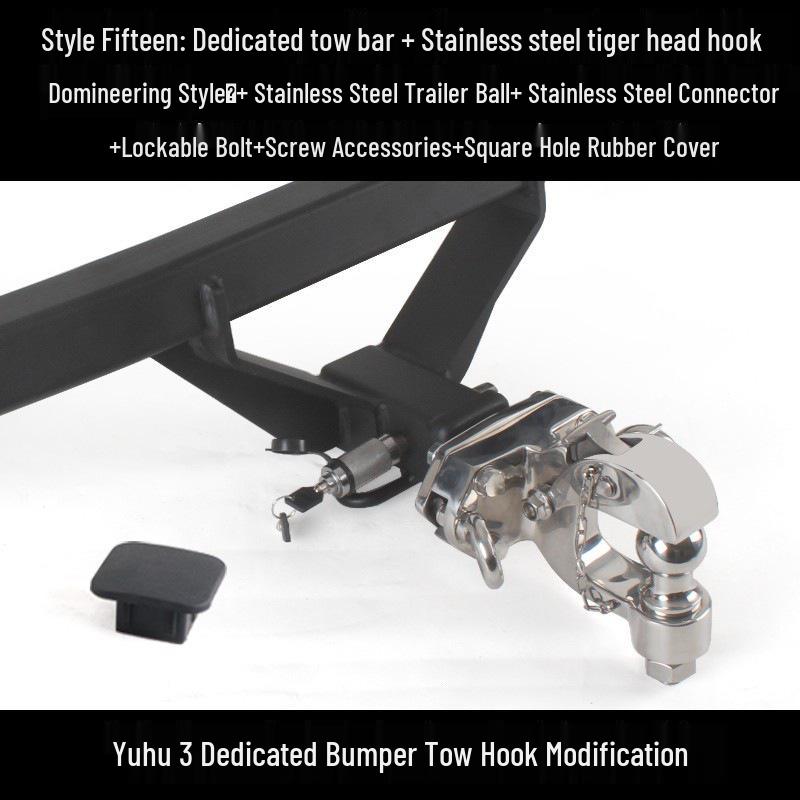 Ford Ranger JMC Dadiyu Huhu 3 Фаркоп Задний Буксировочный Крюк - Съемный для Буксировки