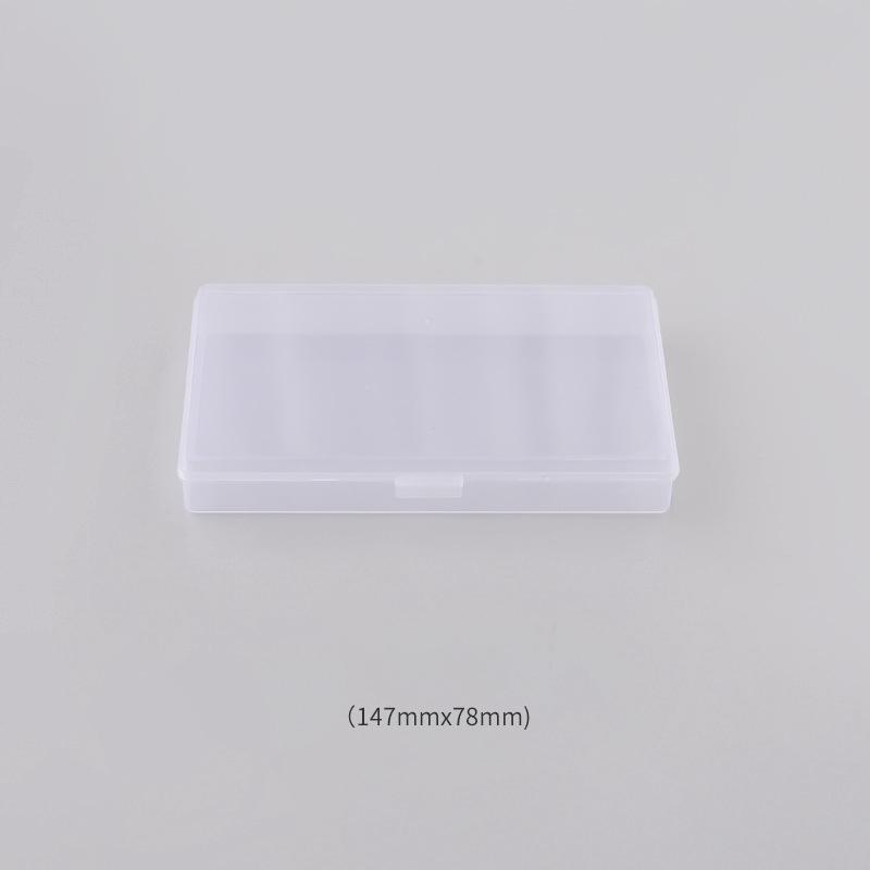 Прозрачный карманный стикер для заметок Мини-коробка для хранения Студенческая пластиковая настольная сортировочная сводная этикетка Организующая маленькая коробка