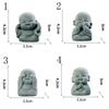Serviceable Dolls Buddha Statue Cute Desktop Cculpture Little Monk Figurine  Fireplace