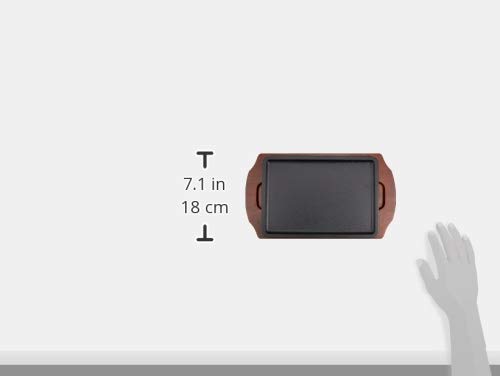 Чубу Корпорейшн Тарелка для стейка Токива, Прямоугольная форма, Большая, 9,1 x 6,5 дюйма (230 x 165 мм), Внутренние размеры (Ш х Г х В): 8.5 x 5.8 x 0.3 дюйма