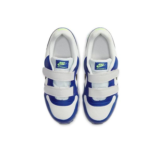 Кроссовки (BP)Nike MD Runner 2 White/Black/Blue 807317-021