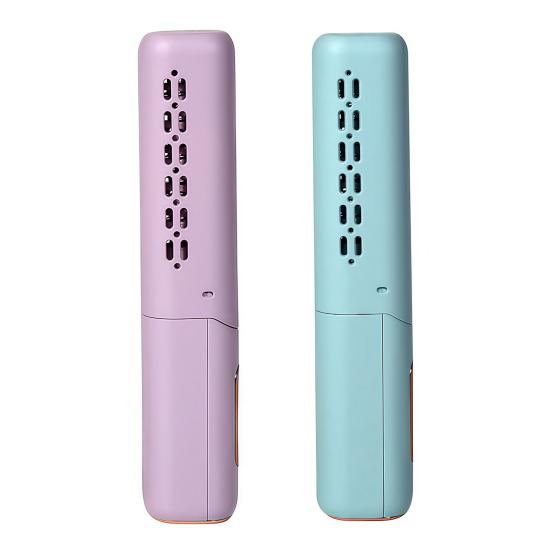 Cordless Ceramic Hairdressing Comb 3 Temperature Adjustable Hair Straightener USB Rechargeable Fast Heating Electric Hair Styling Detangling Brush