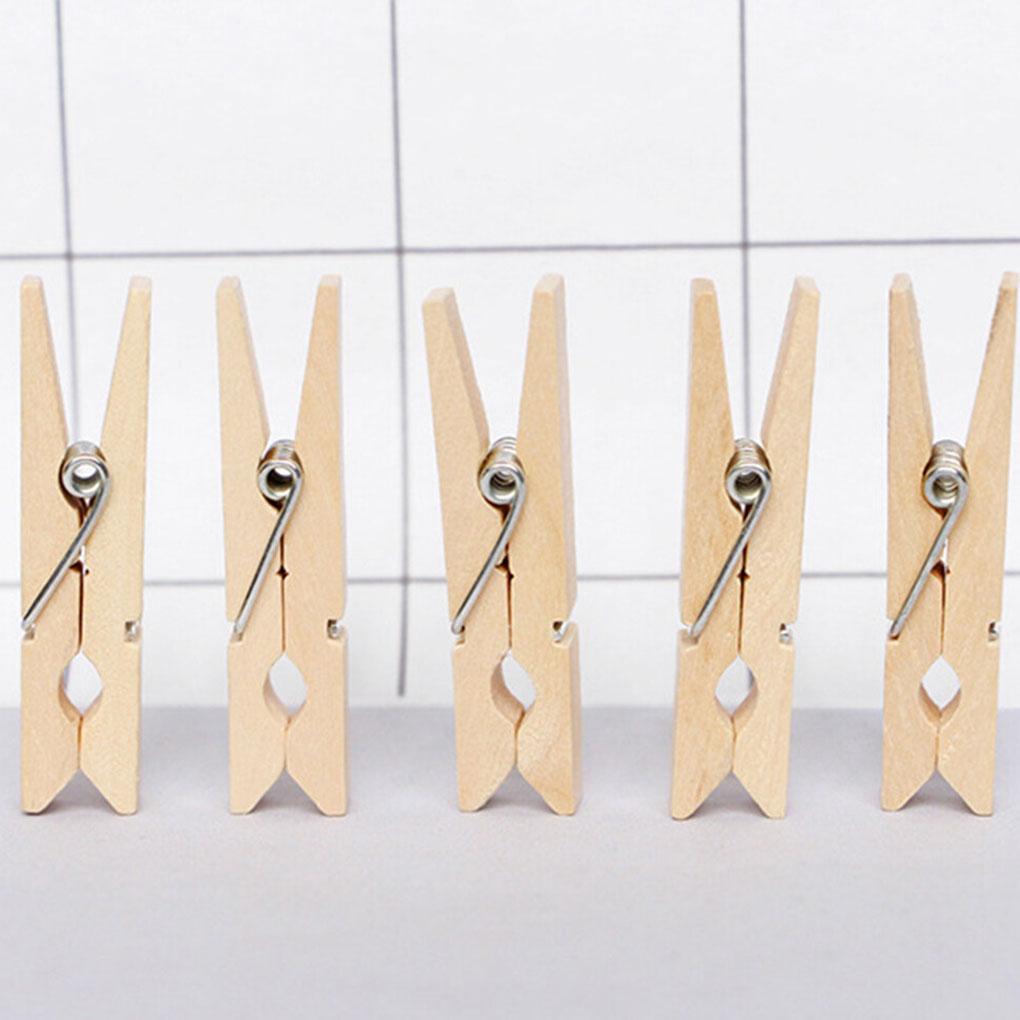 Набор деревянных зажимов - Удобный для и прищепки для фото и украшения Деревянные прищепки Деревянные зажимы Мода