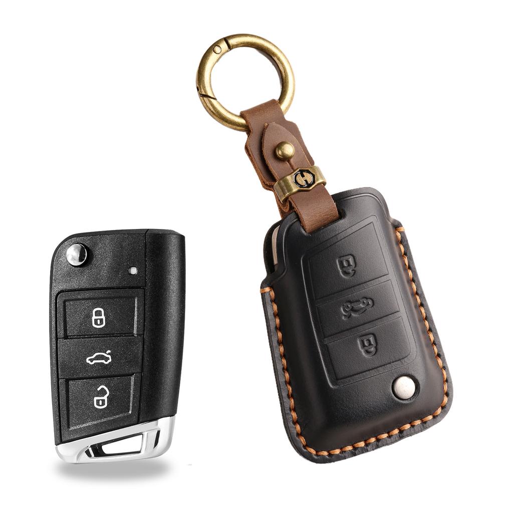 The retro key cover is suitable for Volkswagen's new Suiteng Langyi Exploration Song Yingdu Exploration Yue X car bag leather protective case