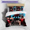 3pcs Custom Name Skibidi Toilet Bedding Set Duvet Cover Closure Includes 1 Duvet Cover & 2 Pillowcases for All Seasons Bedroom Decor