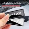 Декоративная металлическая наклейка-эмблема для автомобилей Lynk & Co Модели 01/03/06/07/08/900/Z20