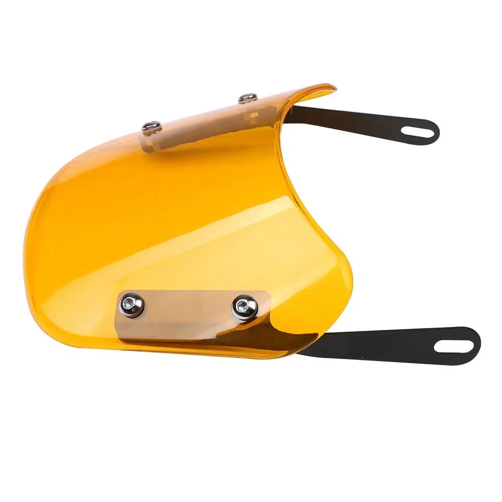 Универсальное черное ветровое стекло для мотоцикла, ветрозащитный дефлектор, обтекатель для Harley Honda Yamaha Kawasaki Suzuki Cafe Racer