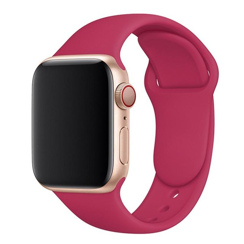 Силиконовый ремешок для Apple Watch Band 44 мм, 40 мм, 38 мм, 42 мм, резиновый ремень, спортивный браслет для умных часов IWatch Serie 3, 4, 5, 6 Se, ремешок