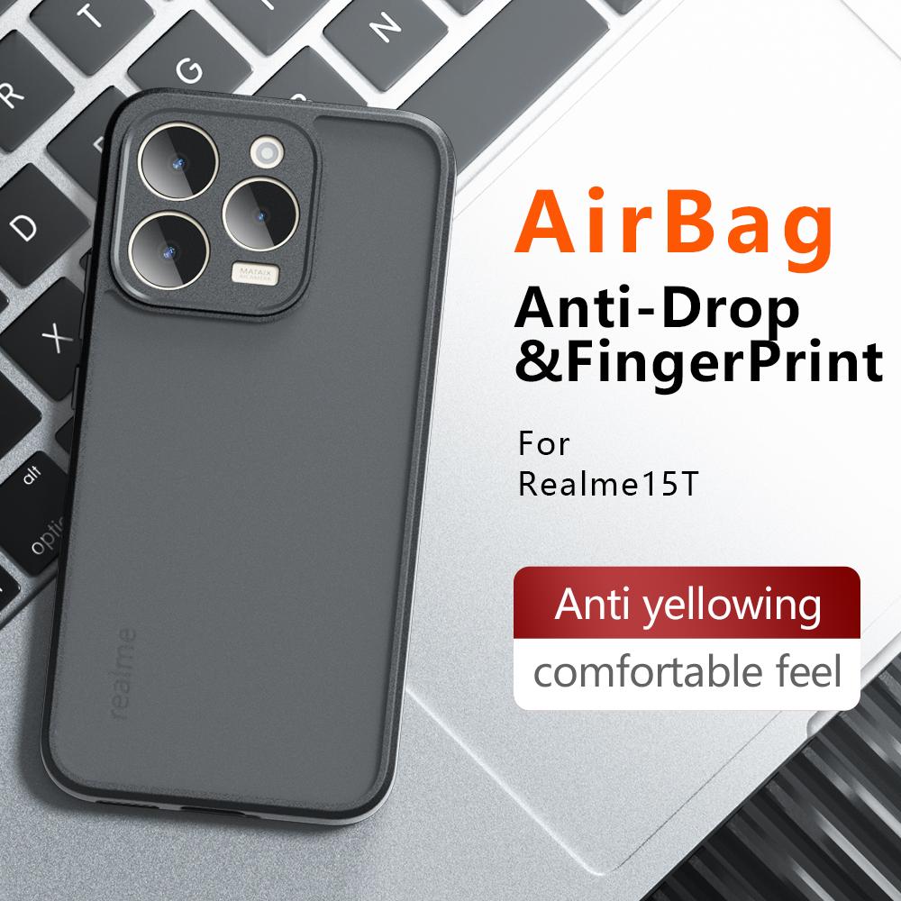 Чехол для Realme 15T Чехол Матовый Полупрозрачный и Прозрачный Сверхтонкий Ударопрочный Задняя Накладка Funda Capa