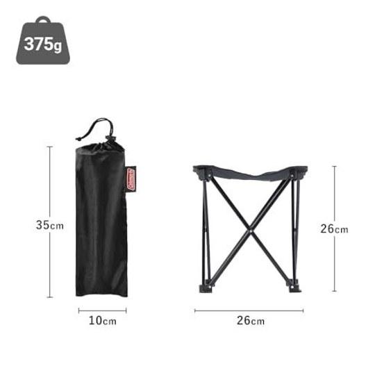 Coleman Compact Trekking Stool Ultra Lightweight 375g Duralumin Frame