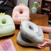Double-sided Alpaca Pillow Stuffed Toy Ice Bean Hand Warmer Pillow  Winter