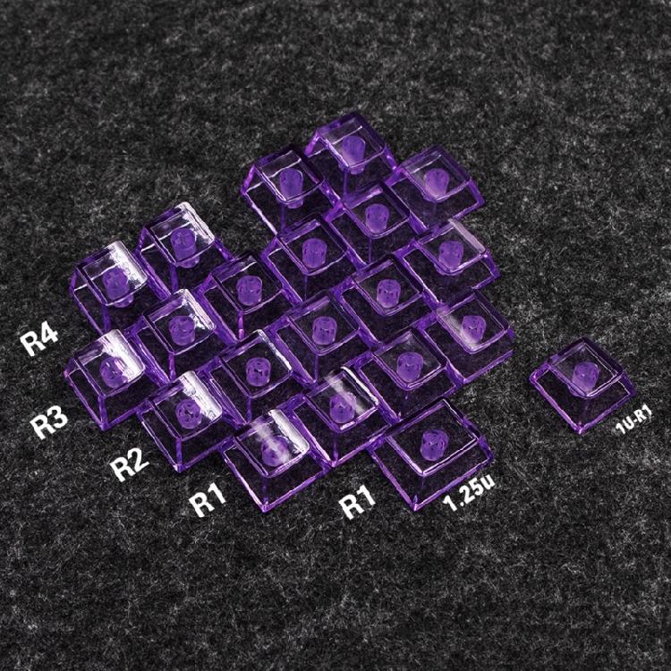 PC Heart Keycaps 21 Keys OEM Height Slip Mechanical Upgrade