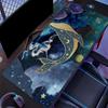 Mousepad Starry Sky Manta Ray Print Anti Slip Rubber Desk Mat Stitched Edge Keyboard Pad For Pc Laptop Gamers Table Decor