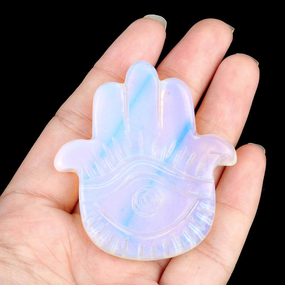 Buddha's Hand Ornaments Natural Stone Mini Decorative Ornament Lucky Gift Spiritual Jewelry Home Decor