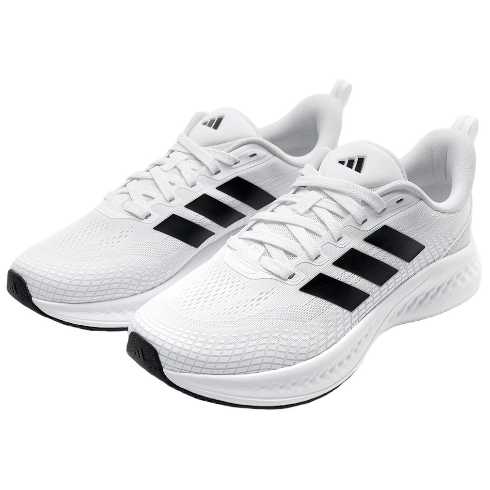 adidas Удобные на весь день Универсальные ПУ-ткань Синтетическая кожа Беговые кроссовки Унисекс Беговые кроссовки Белые KZ6671