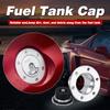 PQY - New Aluminum Billet Fuel Cell / Fuel Surge Tank Cap Flush Mount 6 bolt Surface Oxidation Opening ID 35.5mm PQY-SLYXG01