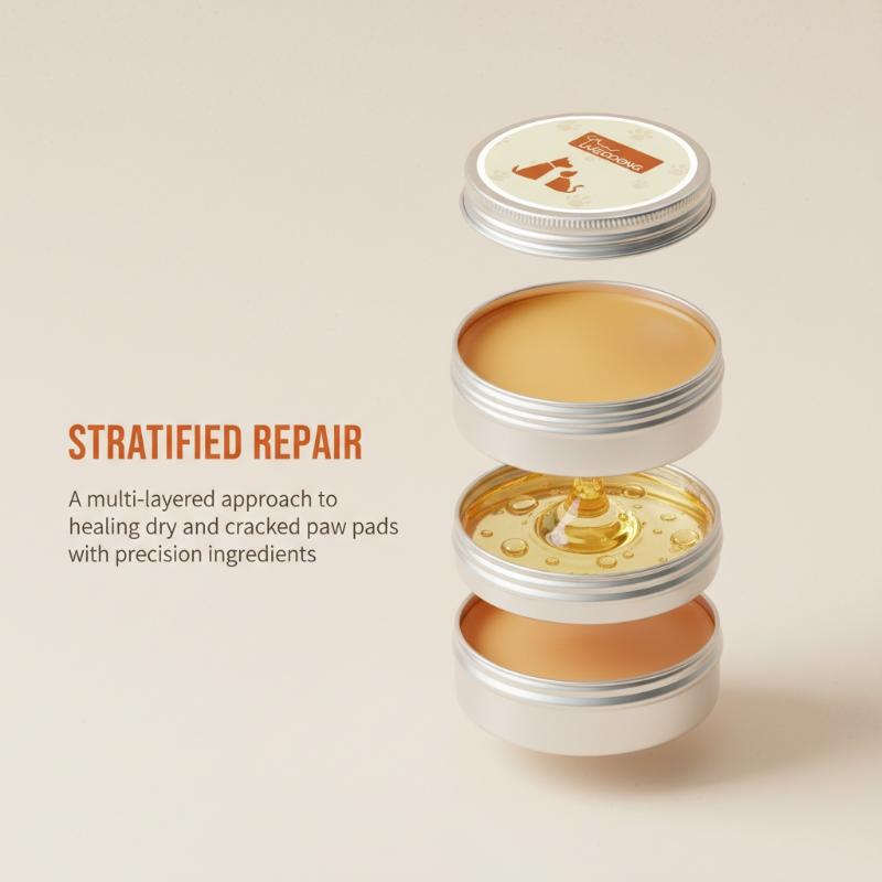 Pet Paw Balm Nourishing and Soothing Foot Pad Care for Dry Cracked Paw Pads Gentle Pet Supplies