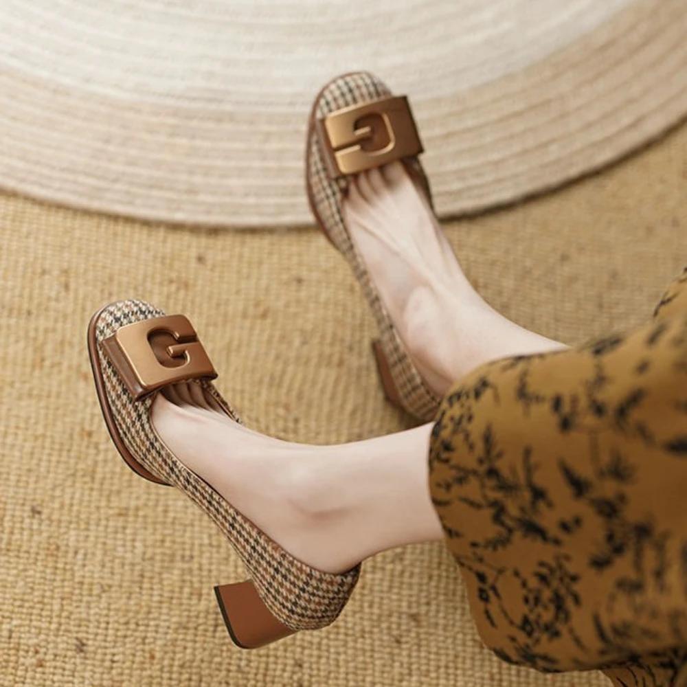 Туфли на высоком каблуке женские летние элегантные туфли дизайнерские женские туфли-лодочки на толстой подошве люксовый бренд вечерние туфли Мэри Джейн