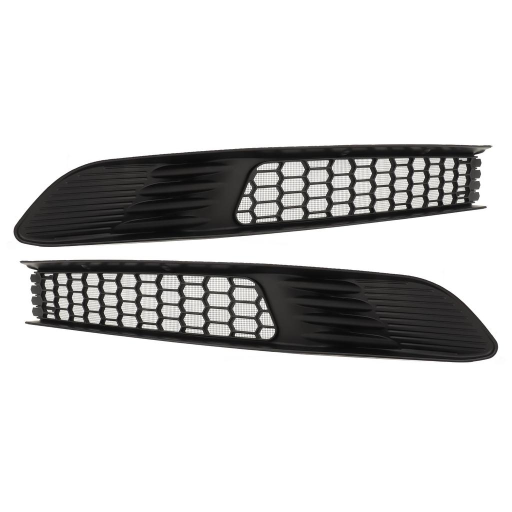 Car Front Bumper Grill Split Type Matte Black Air Intake Grille Cover Replacement for Tesla Model 3 2017 to 2023