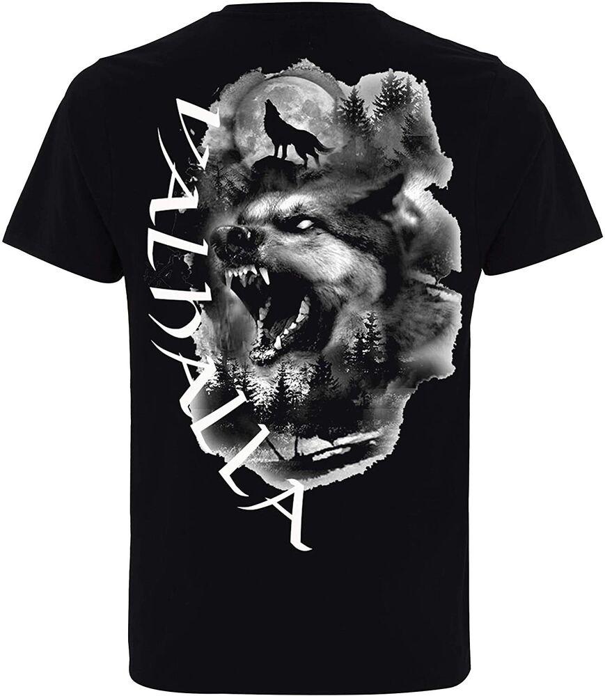 Valhalla Walhalla Wolf German Viking Fun футболка унисекс