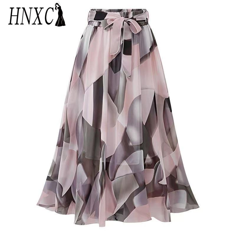 HNXC Женская модная повседневная летняя весенняя юбка