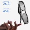 BT Smart Audio Glasses Real-Time 150+ Language Translation Bone-Conduction Music Glasses Built-in Speakers Voice Control