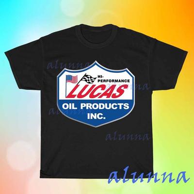 Новая черная футболка Lucas Oil Drag Racing Series Смешной размер от S до 5XL