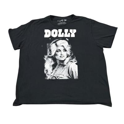 DOLLY PARTON Черная Кантри Музыкальная Группа Футболка Размер 3XL Унисекс Футболка
