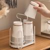 Disposable Cup Holder Paper Cup Dispenser Iron Art Durable Cup Storage Rack for Countertops Kitchen Coffee Stations Multifunctional Cup Organizer