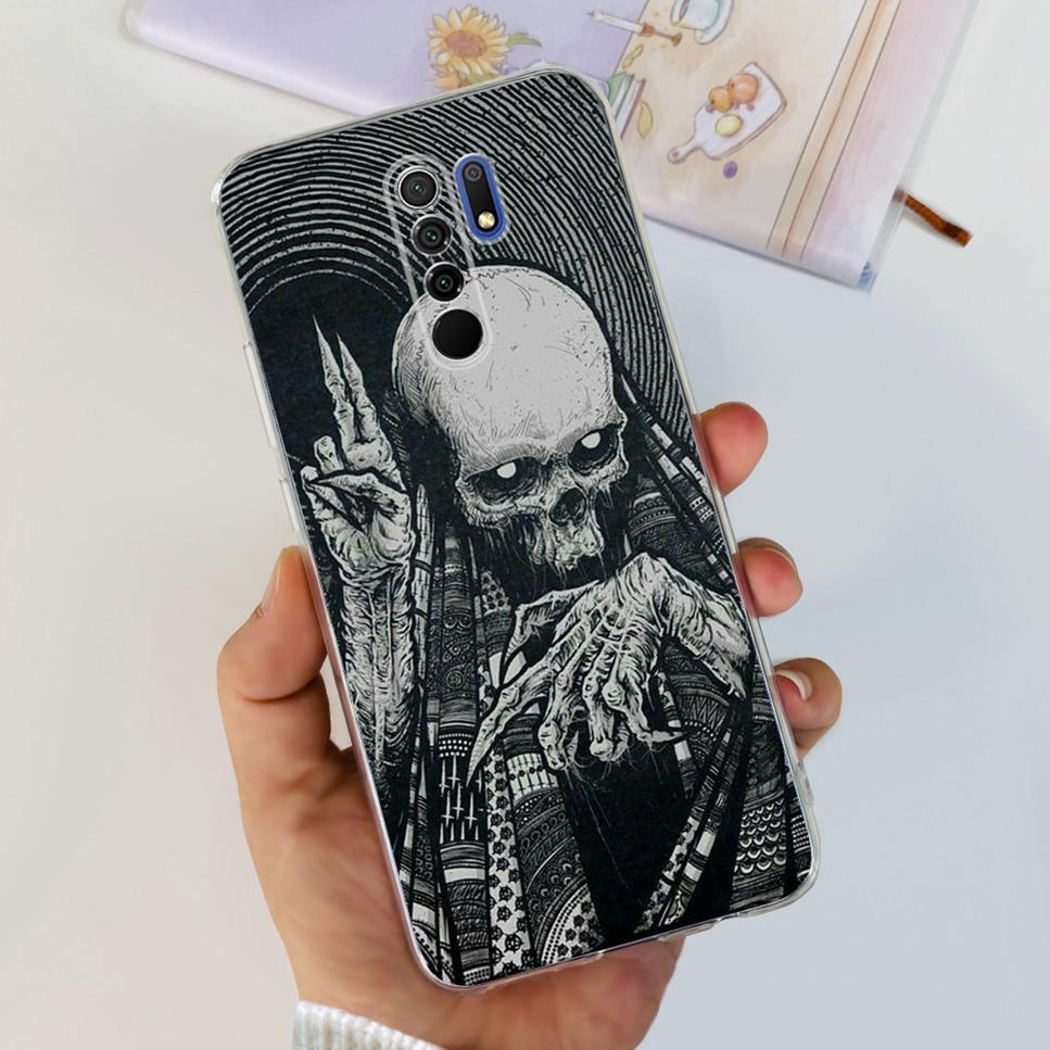 New For Xiaomi Redmi 9 Case Cute Cat Luxury Flower TPU Soft Silicone Clear Cover For Xiaomi Redmi 9 9A 9a 6.53"Bumper Phone Case