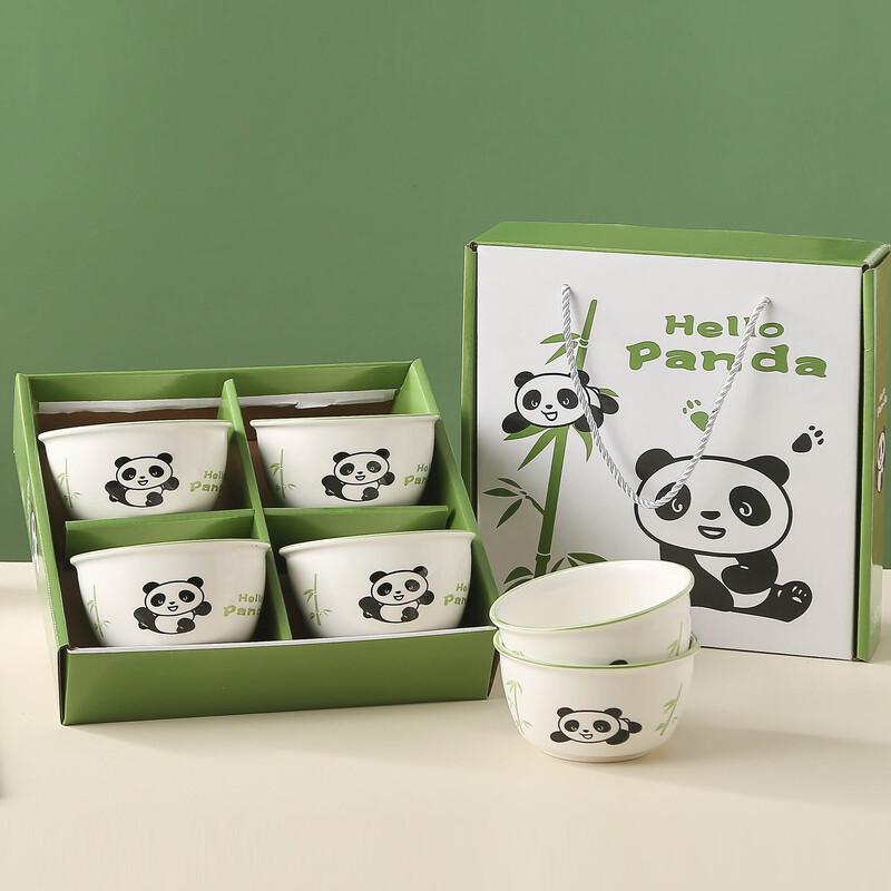 Chinese Ceramic Rice Bowl Gift Set