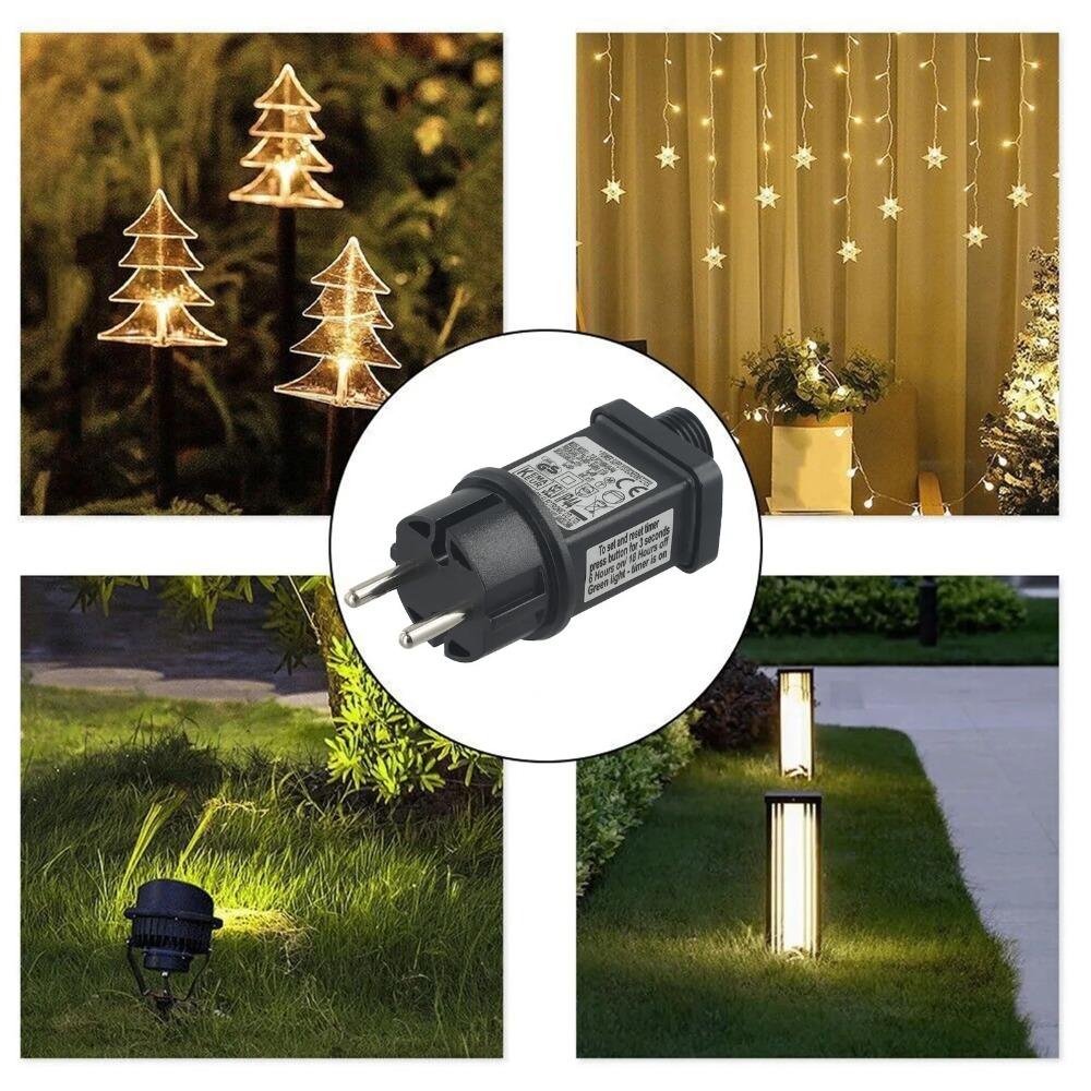 Замена светодиодного трансформатора IP44 Блок питания для гирлянд Для освещения рождественской елки Гирлянда