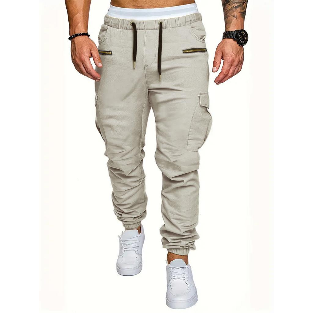 Мужские спортивные повседневные брюки для бега, легкие походные рабочие брюки, уличные брюки