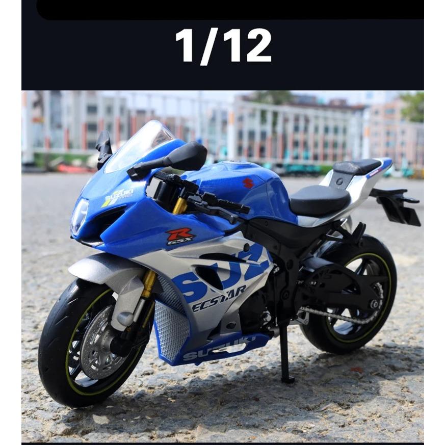 1/12 Suzuki GSX-R1000R литой гоночный мотоцикл модель имитация литой металл уличный спортивный мотоцикл модель коллекция детский подарок