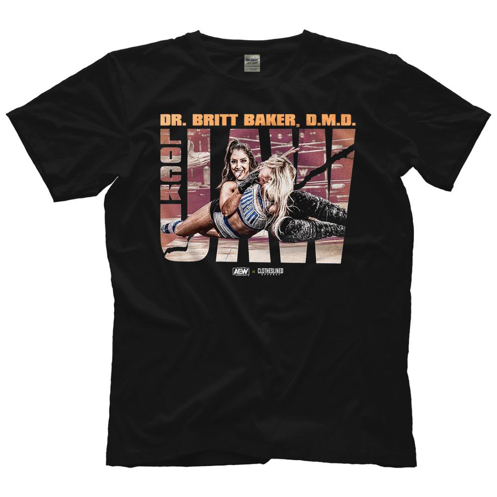 Britt Baker Lockjaw AEW x Clotheslined Apparel AEW Official TShirt Unisex T-Shirt