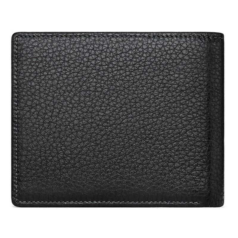 Goldlion Men's Wallet, Horizontal Style, Card Holder, Leather Wallet, Black