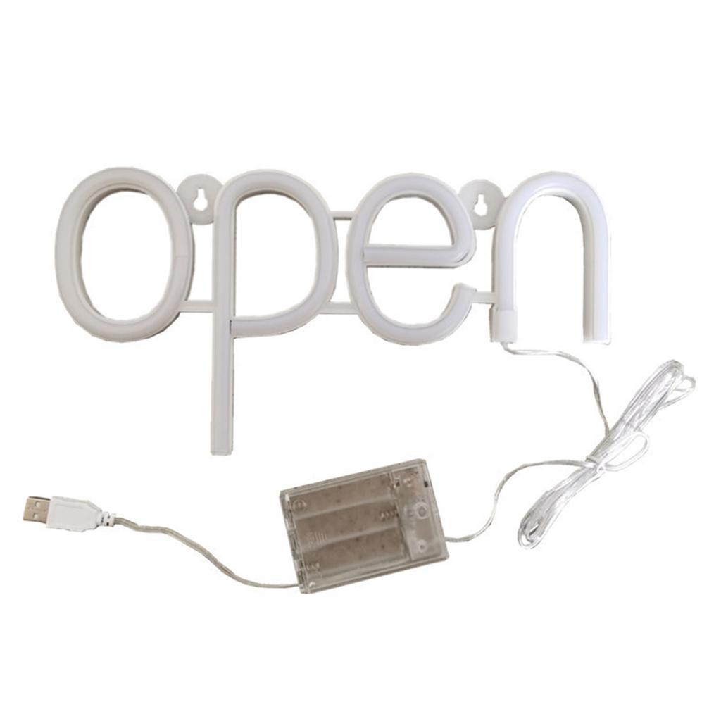 LED Neon Open Sign High Brightness Waterproof Mini Neon Open Sign for Outdoor Business