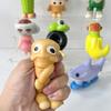 Тралалеро Тралала Непоседа Игрушки Тунгтунг Сахур Маразм Игрушка-мялка Детская Кукла для Снятия Стресса Взрослый Выражение Эмоций Аксессуар Подарок