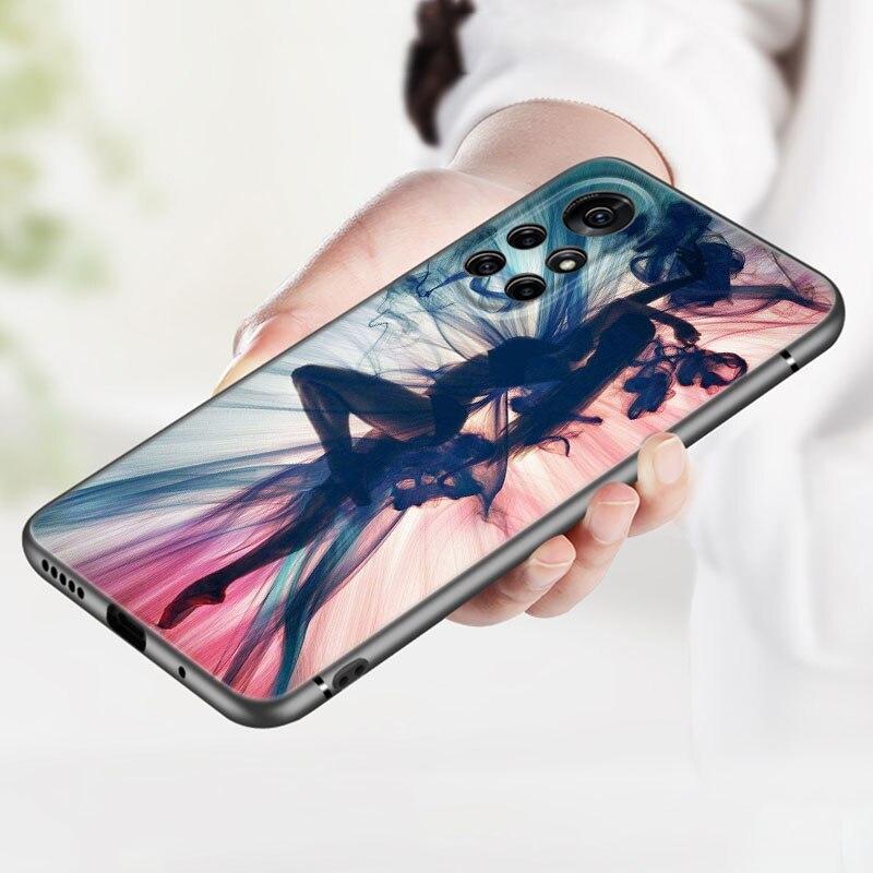 Винтажный мраморный чехол для телефона Huawei Honor 60 50 SE 30S Mate 30 20 10 Lite 40 Nova 9 8 Pro Y60 8i 7i 7SE 5T, черный чехол премиум-класса