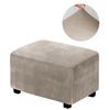 2 Sizes Footstool Cover Elastic Footstool Cover Flexible Furniture Protection Removable Footstool Cover Home