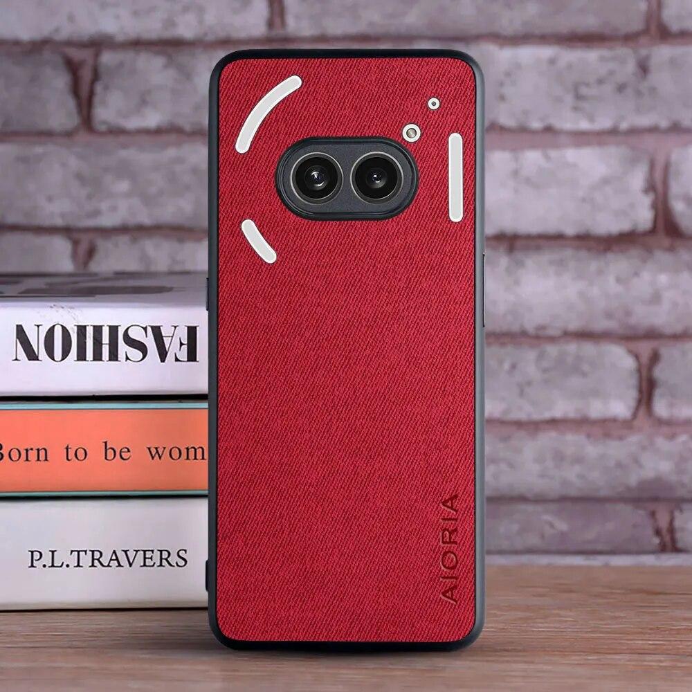 Чехол для телефона Nothing 2A, чехол из роскошного текстиля, кожи, мягкий ТПУ, жесткий чехол для телефона, чехол для телефона 2a, чехол