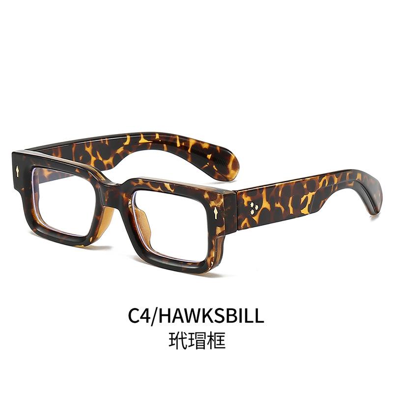 Винтажные прямоугольные мужские пресбиопические очки люксовый бренд толстая оправа анти-синий луч квадратные очки для чтения мужчины женщины 1.0 2.0