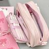 Multi-function Stationery Storage Bag Large-capacity Pen Bag Fashion Pen Pouch