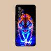 Неоновый чехол для мобильного телефона с тигром для Samsung Galaxy A56 55 54 53 52 51 36 35 34 23 16 15 5G Цветной чехол Красивый чехол Роскошный