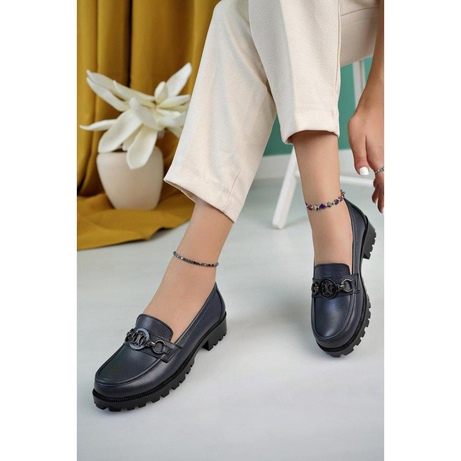 Женская повседневная обувь из натуральной кожи Мокасины