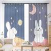Розовый принцесса Стиль мультфильм милый забавный животный принт шторы жалюзи оконные шторы детская спальня высокое затемнение новый узор