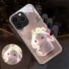 LED Phone Case – Auto Flashing for Calls & Music, Tempered Glass Protection